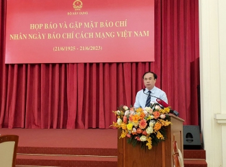 Bộ Xây dựng tổ chức họp báo thường kỳ quý II/2023 và gặp mặt báo chí nhân ngày Báo chí cách mạng Việt Nam